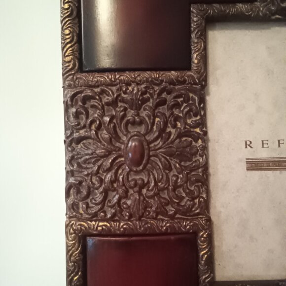 Photo frames, 5"x5" image, NWT, deep red square decorative - Picture 3 of 6